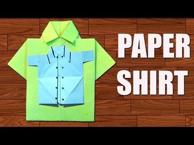 How to Make Paper Shirt - DIY Origami Paper Crafts. easy trikes . SA Easy Life 119