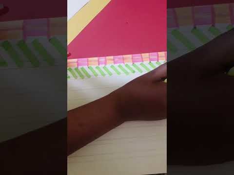 How to make scrapbooking material  at home  part 1 . #ytshorts #trending #viral #craft #diy #youtube