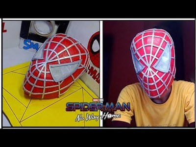 How to make (tobey magurie) Spiderman  Mask.Diy.Tutorial