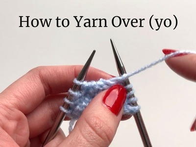 How to Yarn Over (yo) | Lucinda Makes