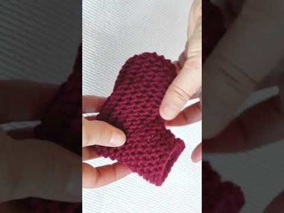 Kako se pletu pape? Knitted slippers for baby #knitting #knit