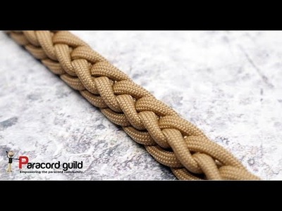 Knitting paracord- in the hand