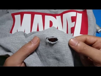Learn how to invisibly fix holes on your clothes. correct clothes