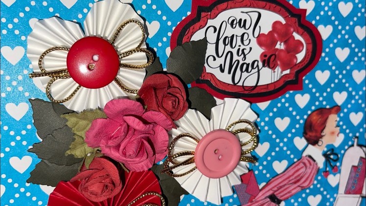 Love is in the Air Z Fold Folio, a Country Craft Creations Design Team Project Tutorial