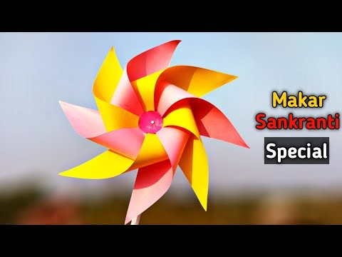 Making High Speed Spinning Toy from Paper | Paper Wind Mill | pin mill | paper toys