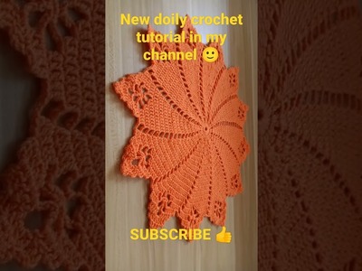 New doily crochet tutorial ????