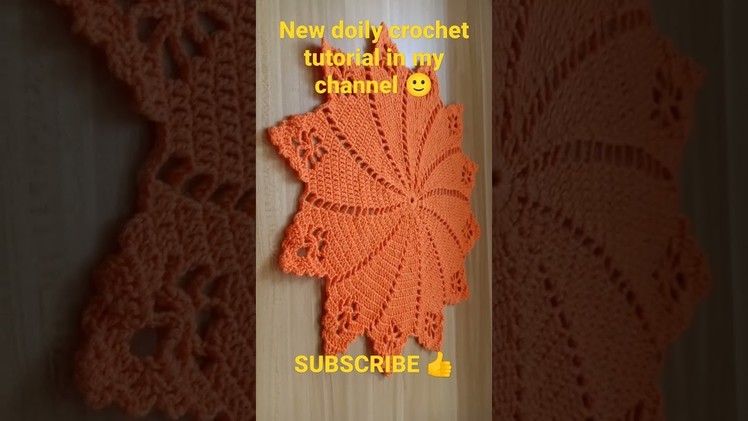 New doily crochet tutorial ????