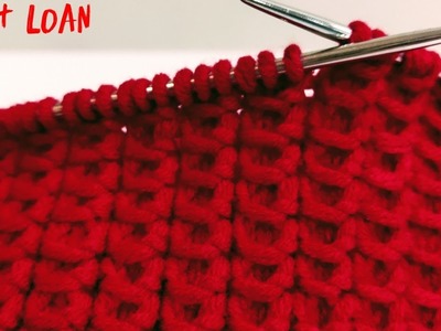 Only 2 minutes to watch the video to know how to knit a beautiful pattern - pattern #25