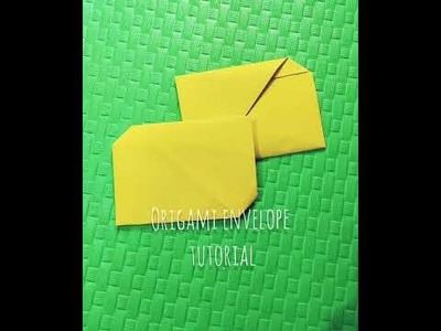 Origami envelope tutorial. Paper craft