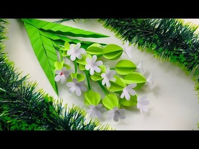 Paper Crafts For School | Beautiful Paper Flower Making | Home Decor | Paper Flowers | Paper Craft