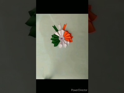 Republic day craft idea || Diy paper craft || Badge for republic day || Indian flag ||