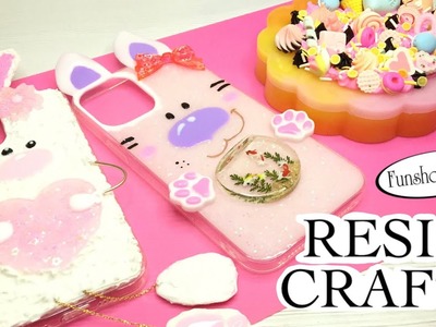 Resin crafts- Phone Cases- Trinket Box- Decoden- Funshowcase- DIY