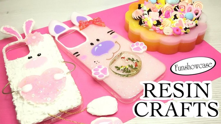 Resin crafts- Phone Cases- Trinket Box- Decoden- Funshowcase- DIY