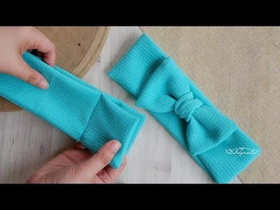 SO EASY! ❤️ Bow Headband with ONE FABRIC - Hairband Bow Making at Home