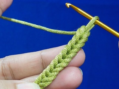Super Easy Crochet Cord #crochetcord #bag #strap #handle