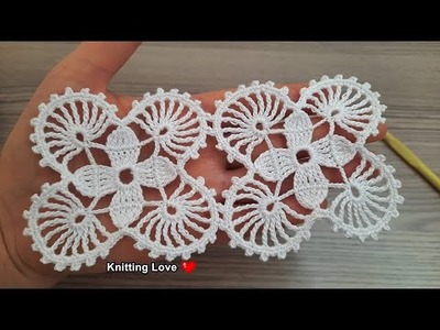 SUPER Very Beautiful Flower Crochet Pattern * Knitting Online Tutorial for beginners Tığ işi örgü