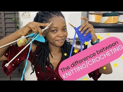The difference between Knitting and Crocheting