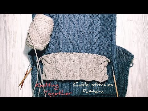 TUTORIAL.Cable stitch PATTERN #knitting #knittingtutorial #stitchcablepattern