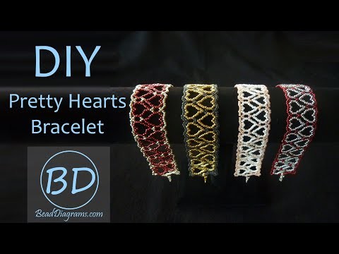 Tutorial - Pretty Hearts Bracelet
