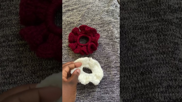 Upcoming tutorial . Crochet scrunchies.