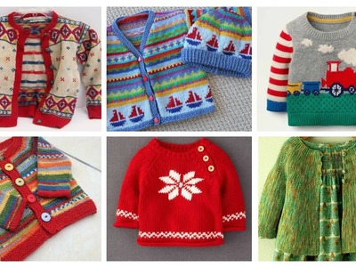 Very Attractive And Beautiful New Hand Knitting Baby Sweaters Designs