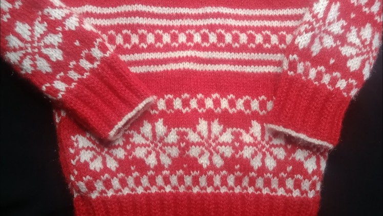 Very beautiful knitting stitch pattern for baby boy.sweater design for boy.knitting design