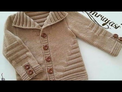 Very Easy and Beautiful Hand Knitting Woollen Sweater Design for Kid's