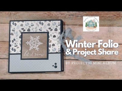 Winter Folio - A Country Craft Creations Design Team Project - Great Project for 6X6 Paper Pads