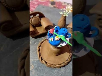 Amazing technique make handmade polymer clay doh ideas miniature kitchen set with clay #shorts