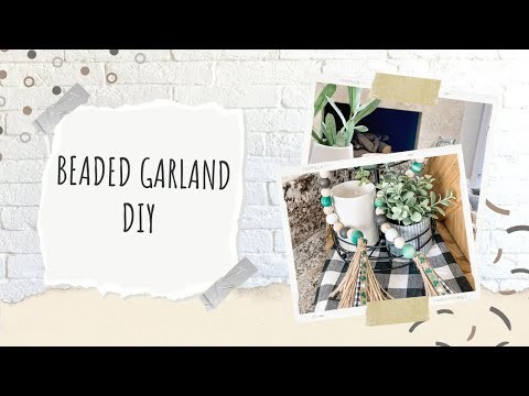Beaded Garland DIY