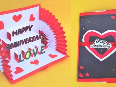 Beautiful Anniversary Card idea | Handmade greetings card for your Loved ones | DIY Pop-up Love Card