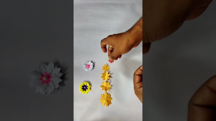 Beautiful paper flower | paper craft | flower #shorts