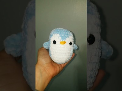 Blue Penguin Crochet Amigurumi