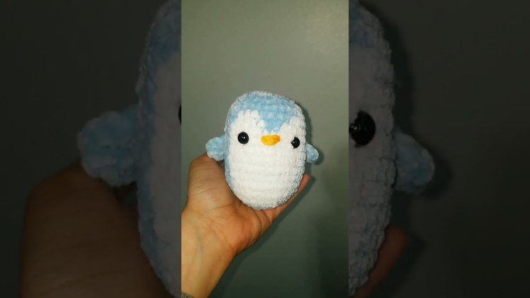 Blue Penguin Crochet Amigurumi