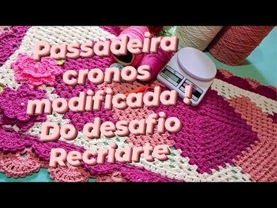 Crochê tapete Cronos modificado #recriarte @ju Sales Ateliê