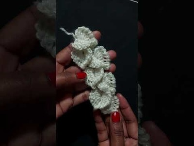 Crochet 3D lace pattern #youtubeshorts #easycrochetforfashion