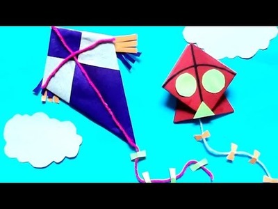 Cute origami kite#How to make origami kites | Makarsankranti Special | Paper Kite making #art