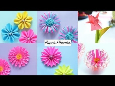 DIY Crafts For Kids and Adults || Simple Trick To Make Colourful Flowers