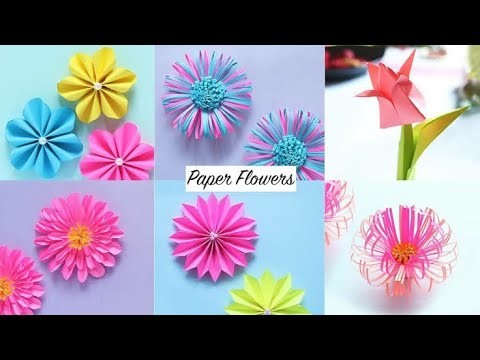 DIY Crafts For Kids and Adults || Simple Trick To Make Colourful Flowers