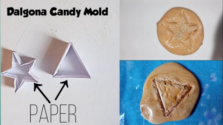 DIY DALGONA CANDY MOLD WITH PAPER!!!!! ????????