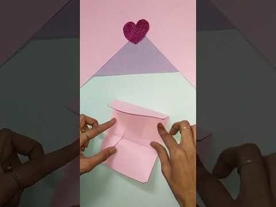 Diy envelope making idea #shorts  #diy #circle #cute #easy #craft #paper