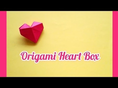 DIY Origami Heart Box. How to make a Heart Box. paper heart. DIY craft#shorts