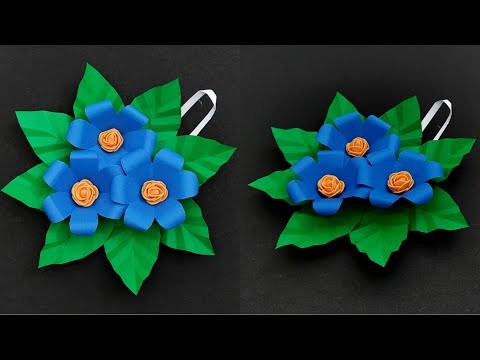 DIY Paper Craft | Room Decor | Making eye catching flower in 5 Minutes