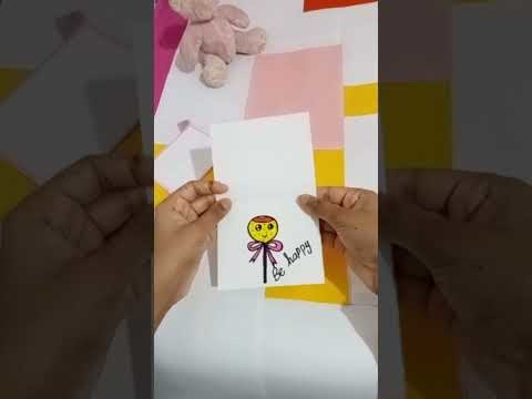 Diy paper secret picture message card. diy crafts with sahasna