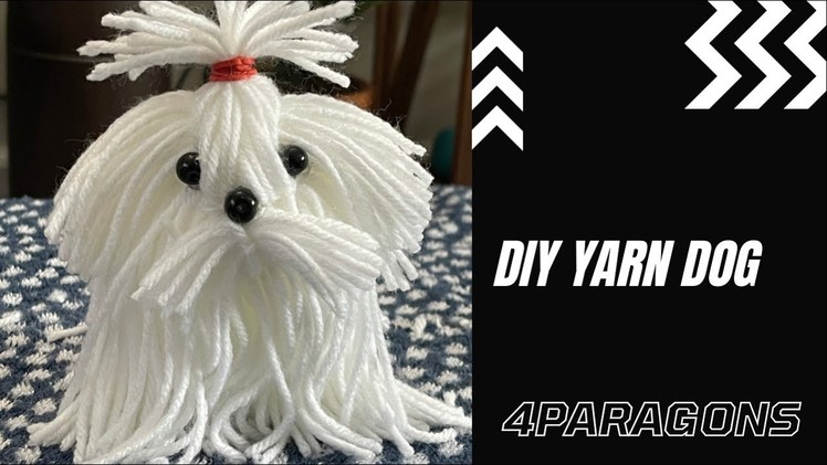 DIY Yarn Dog