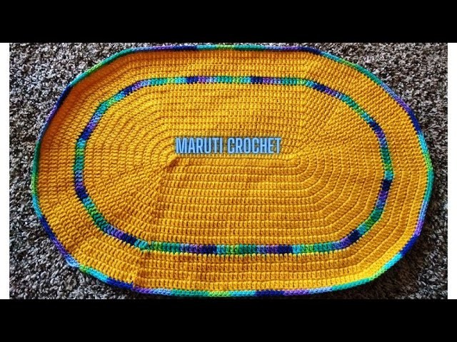 Easy Crochet Rug | Simple Crochet Rug | Free Pattern