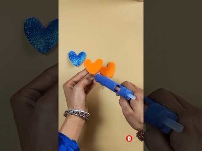 Easy Decoration Ideas | Paper Craft | Heart Shape Art and craft | #Shorts
