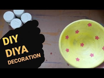 Easy Diya Painting | Pot Painting | DIY handmade pot decoration ideas