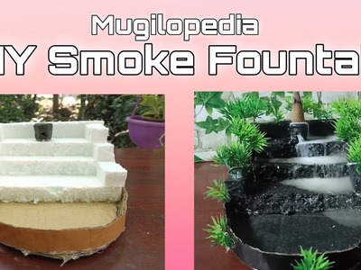 Easy smoke fountain. DIY crafts. recycle ideas