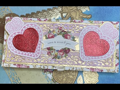 FABULOUS  gift box with Anna Griffin All Boxed in dies for VALENTINES Day!